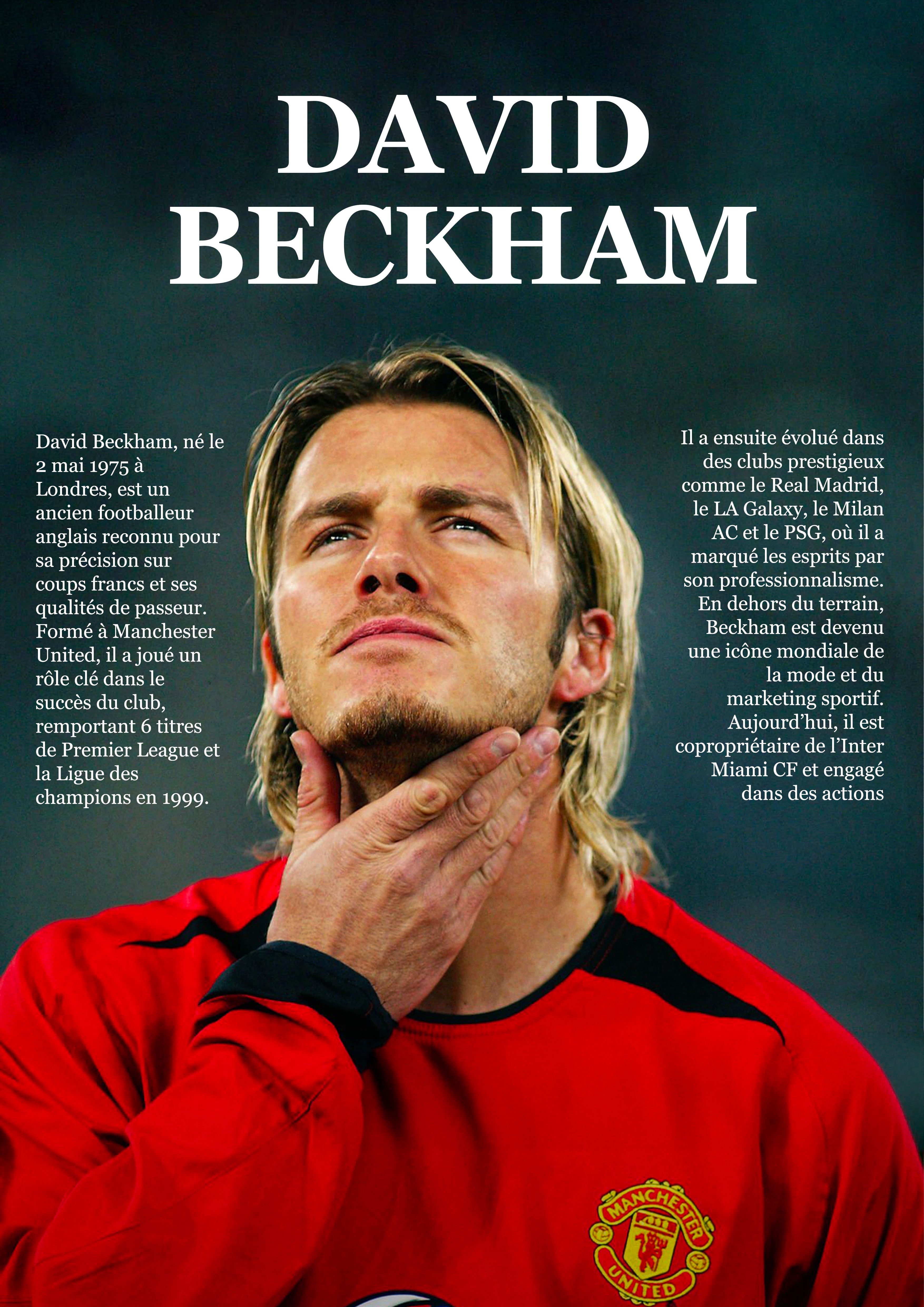 Poster David Beckham