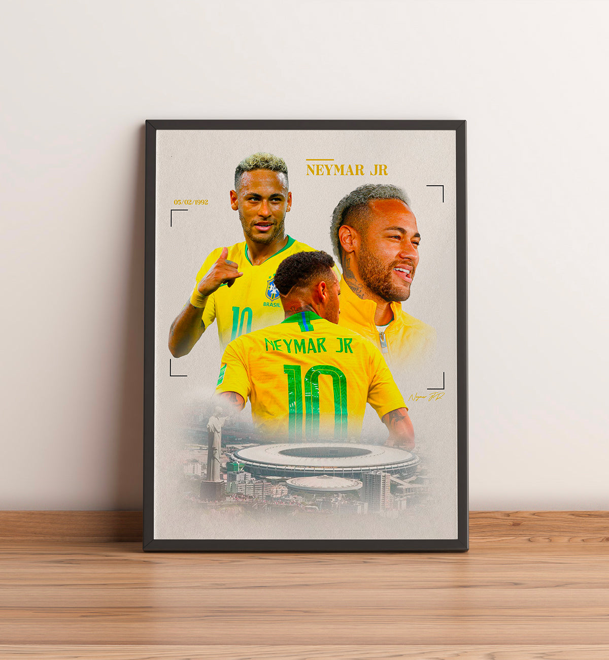 Poster Neymar JR (Brésil)