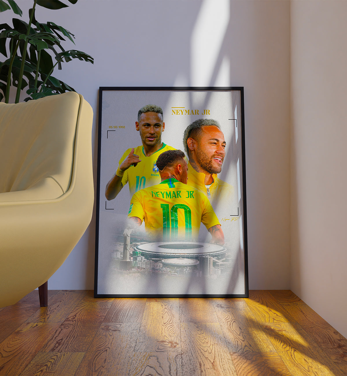 Poster Neymar JR (Brésil)