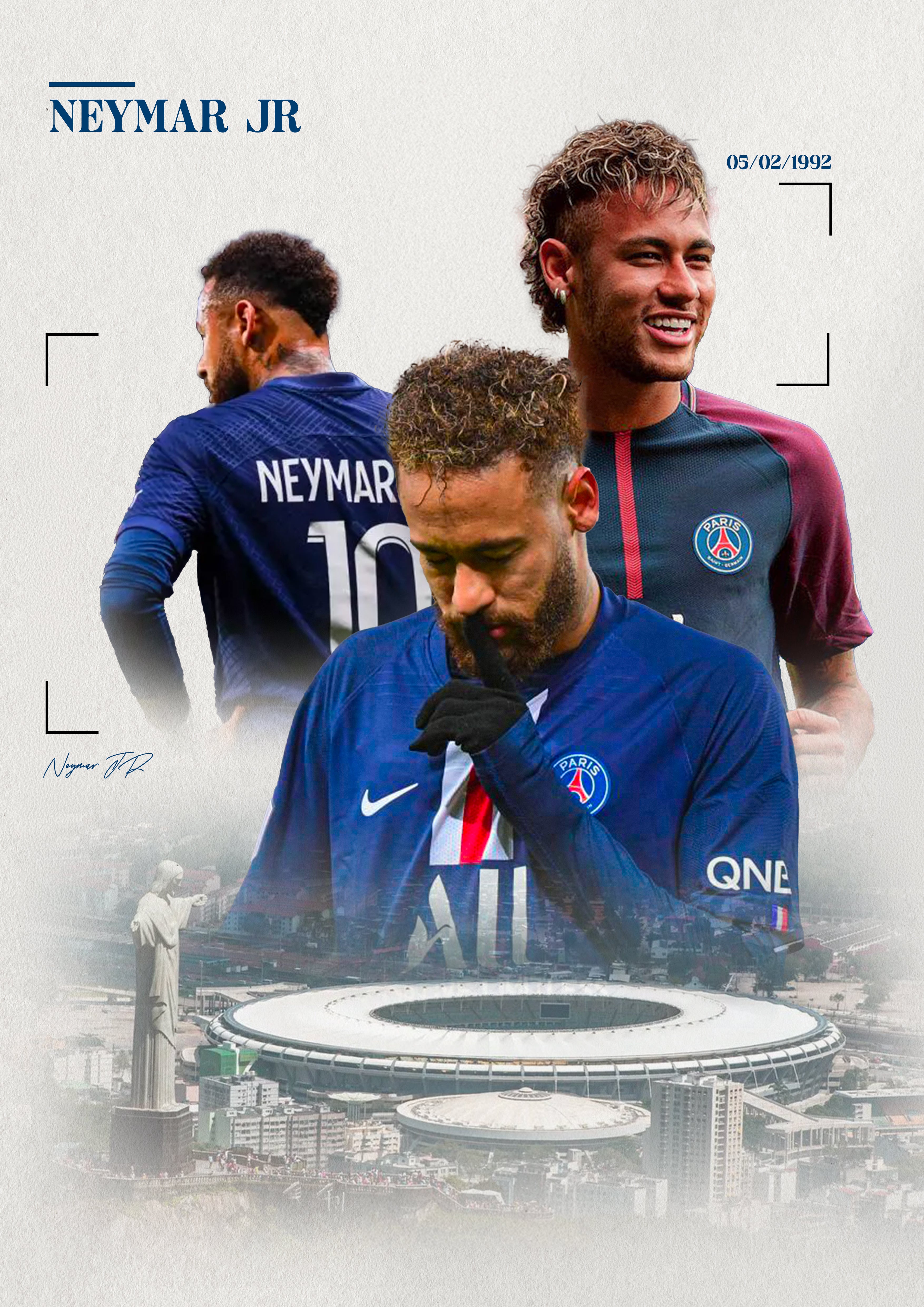 Poster Neymar JR (PSG)