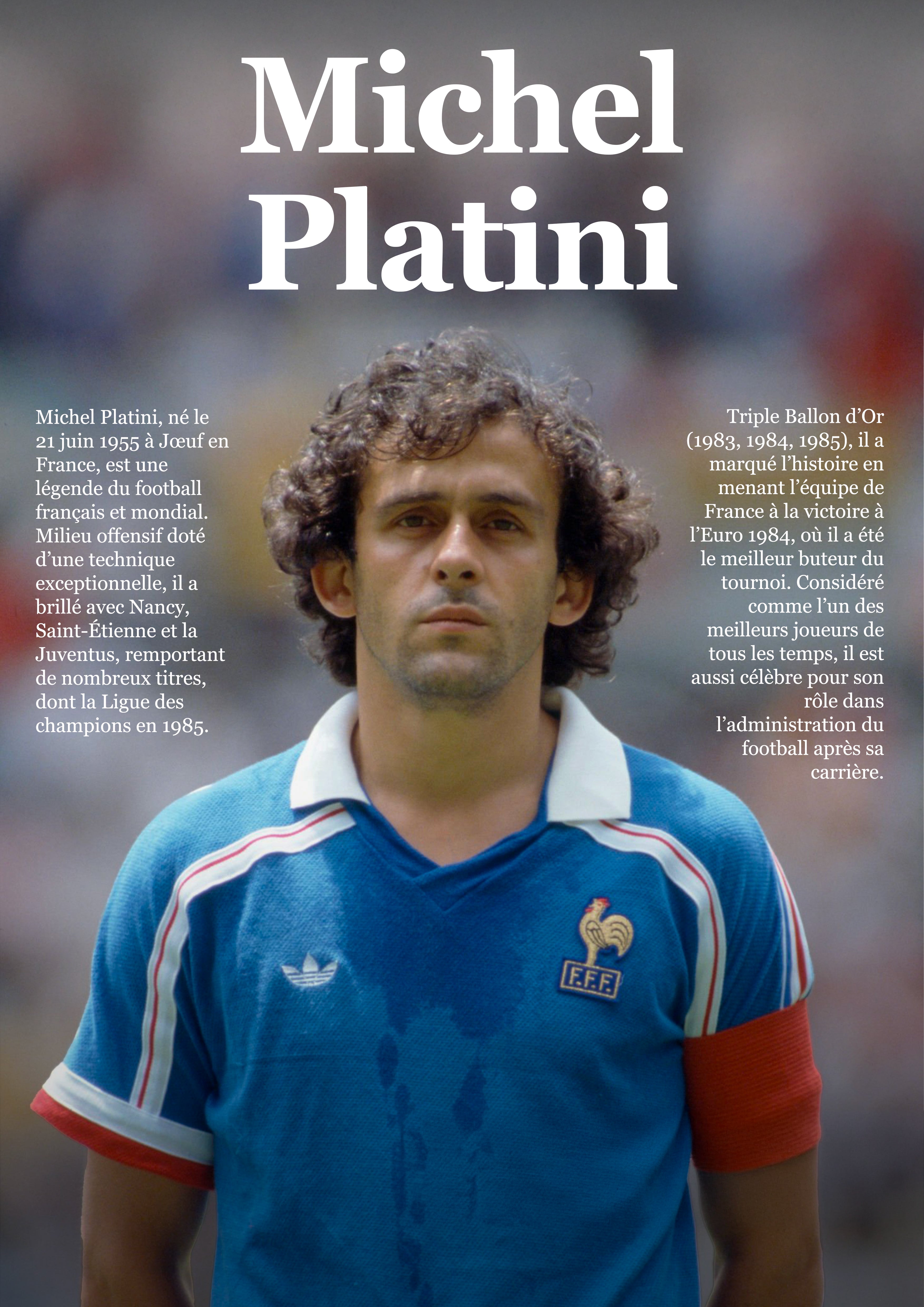 Poster Michel Platini