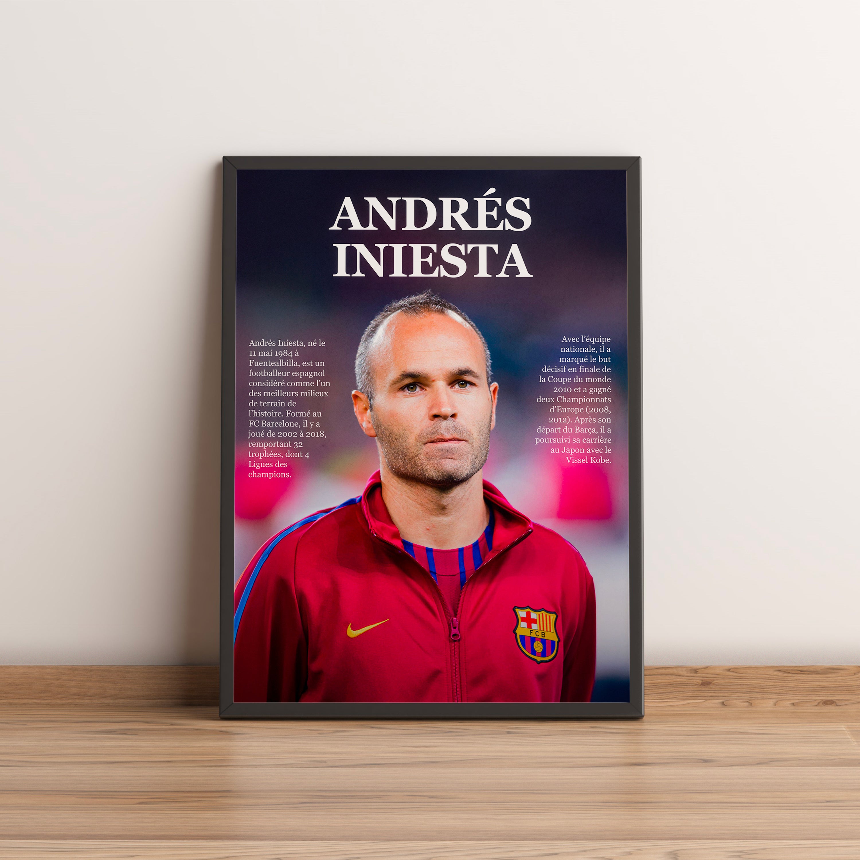 Poster Andrés Iniesta