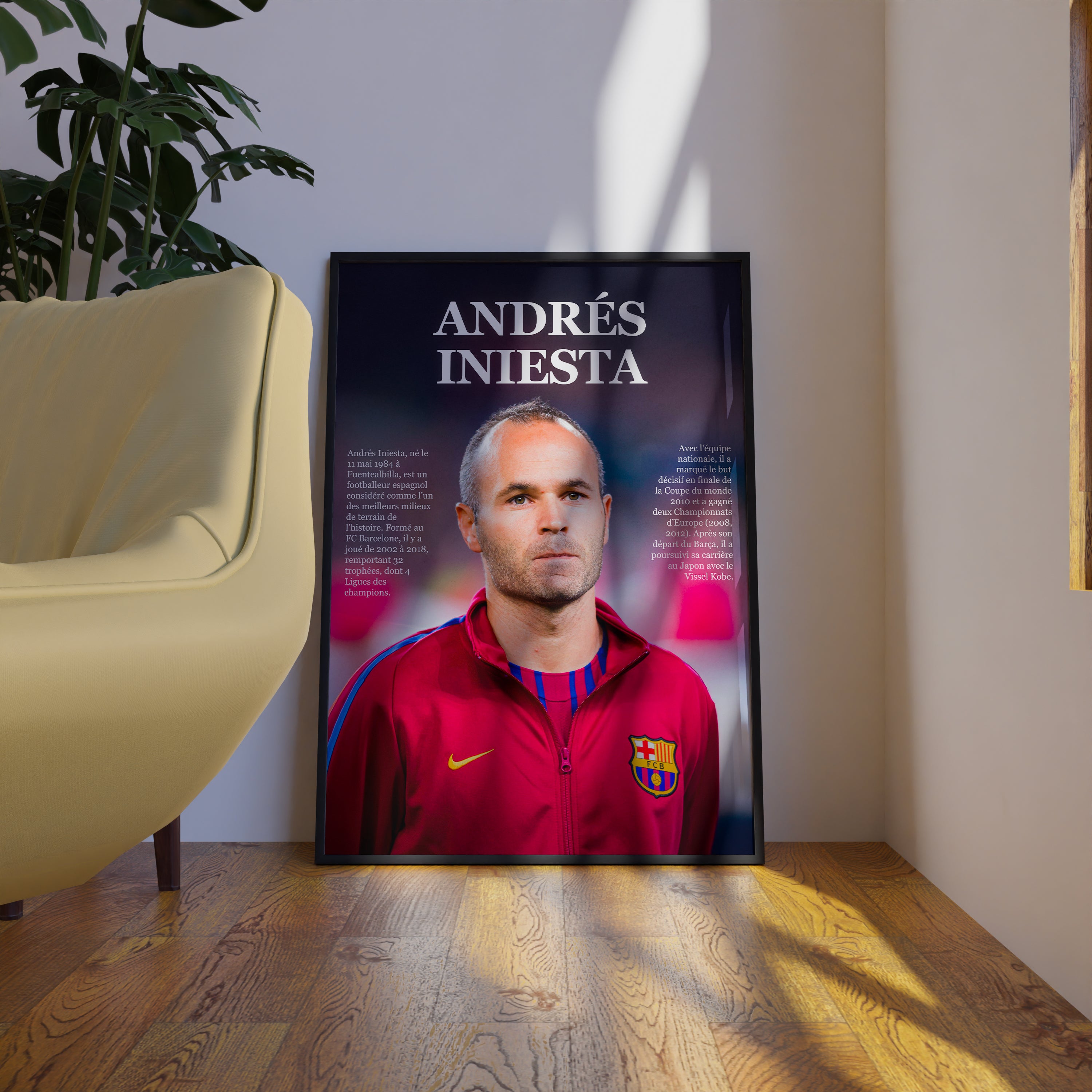 Poster Andrés Iniesta