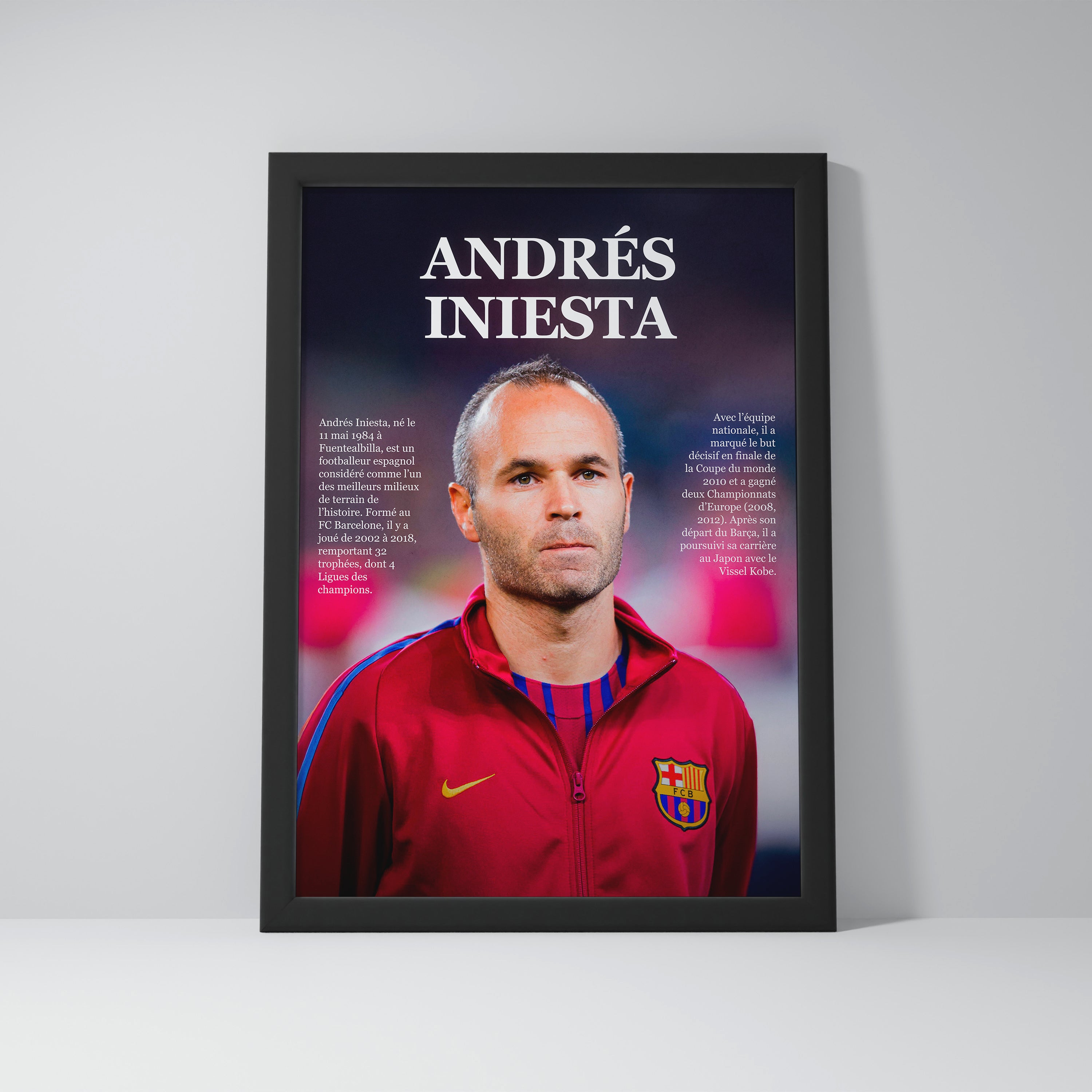 Poster Andrés Iniesta