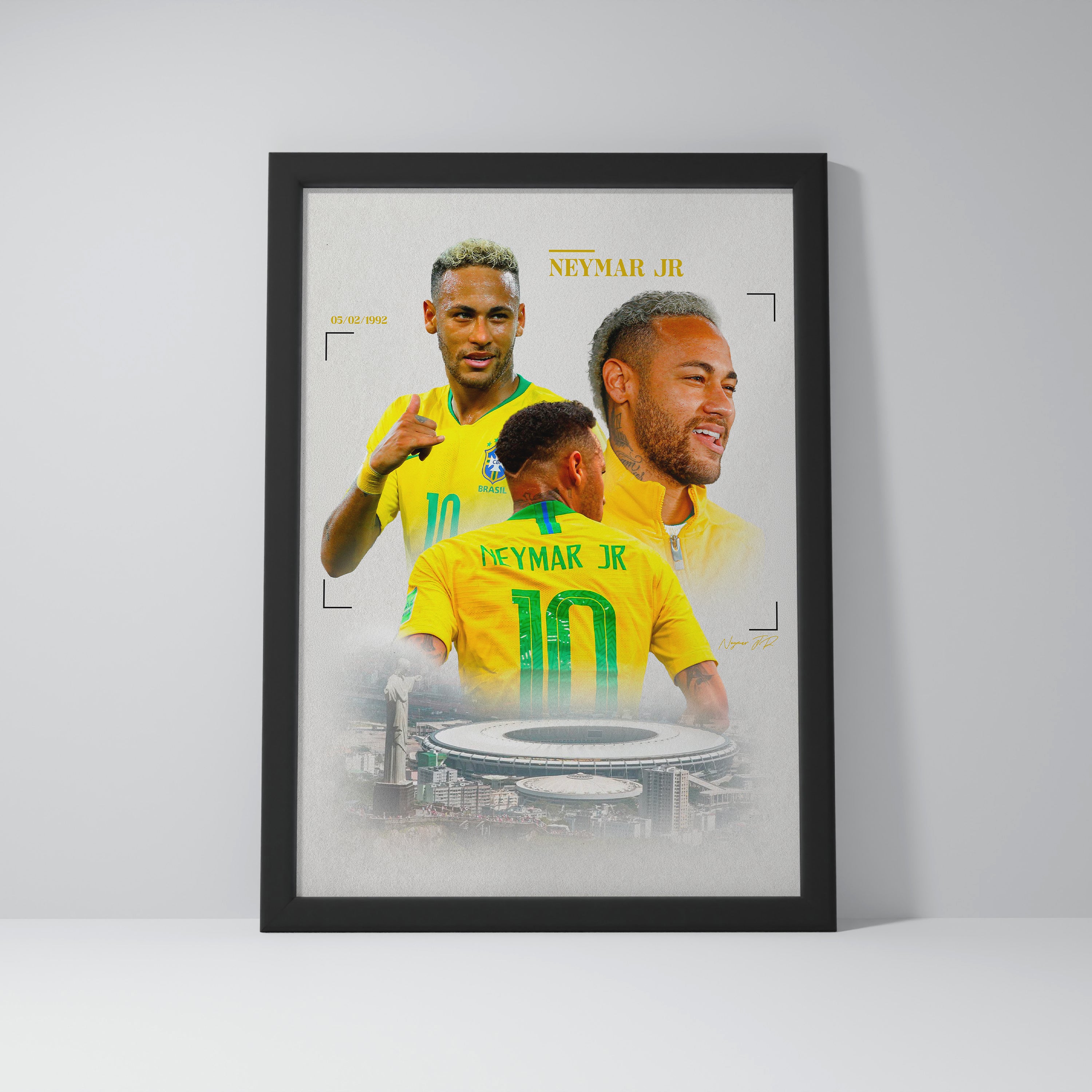 Poster Neymar JR (Brésil)